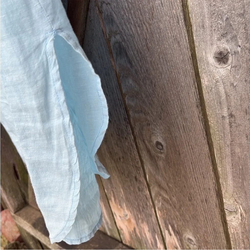 EUC Sundance Gabriella Linen Tunic Top
Blue Generous Size Medium - Image 5