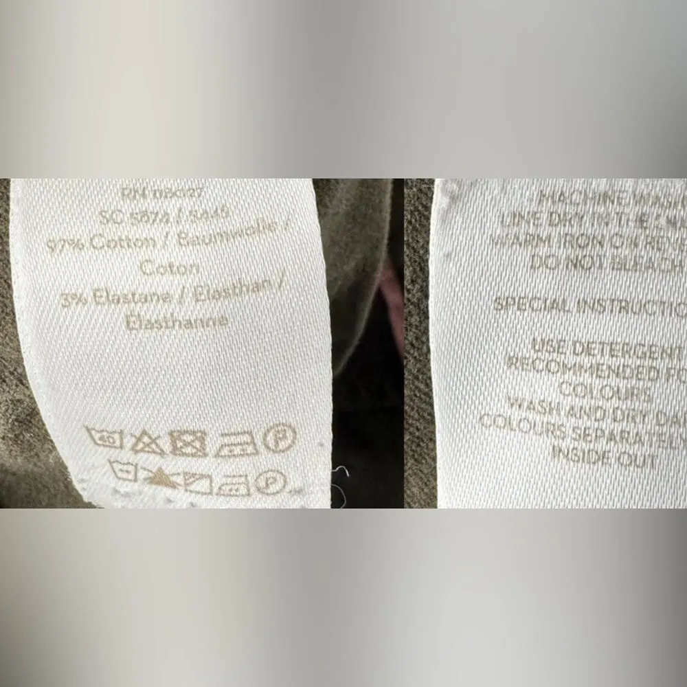 Boden NEW Karin Marsh Dark Green Chino 6” Shorts | US 10 - Image 9