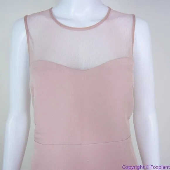 NEW Express dusty pink lace sleeveless mini dress with‎ keyhole back, 12 - Image 4