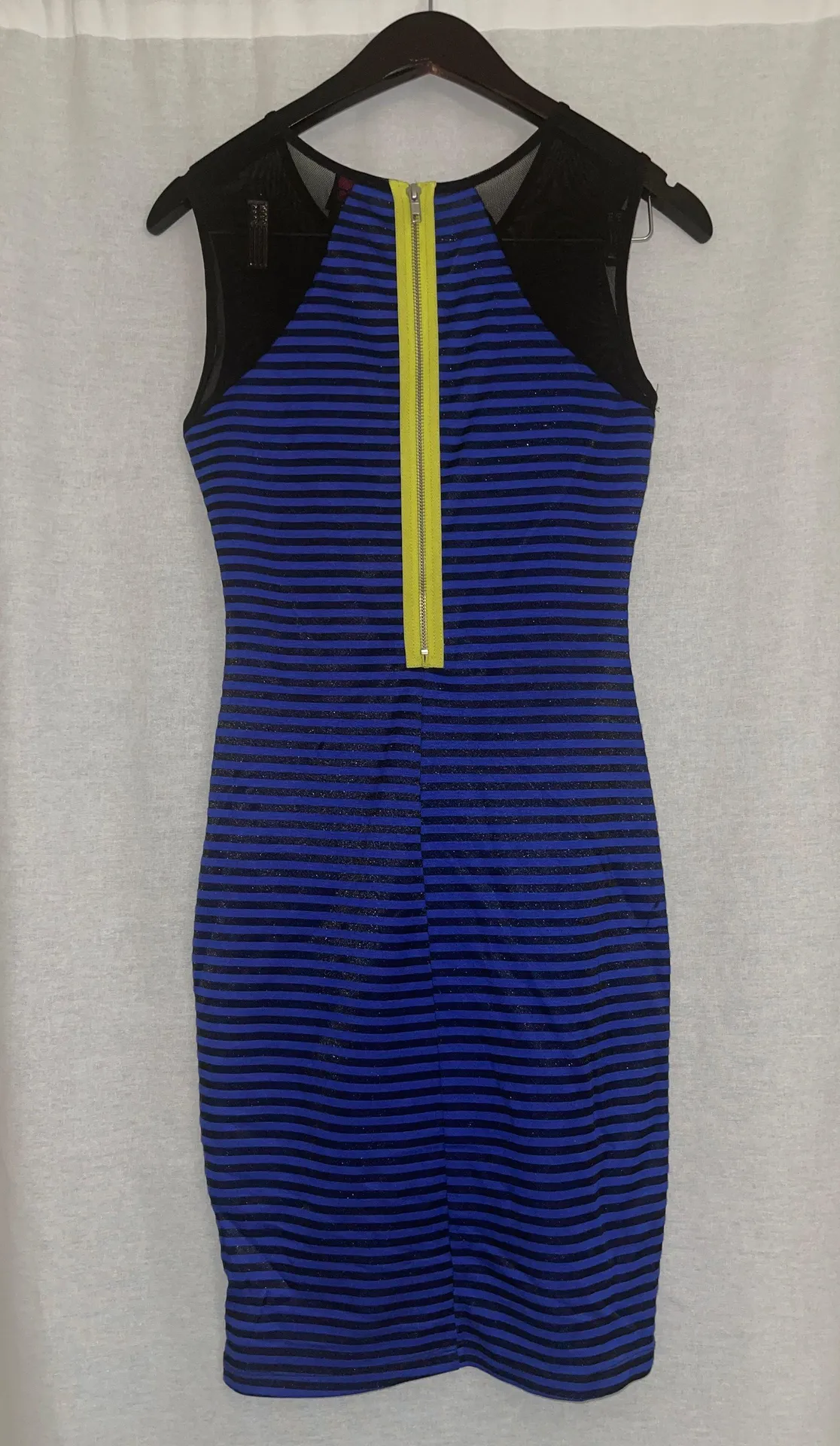 2b  Neon Lime Bandage Dress - Image 3