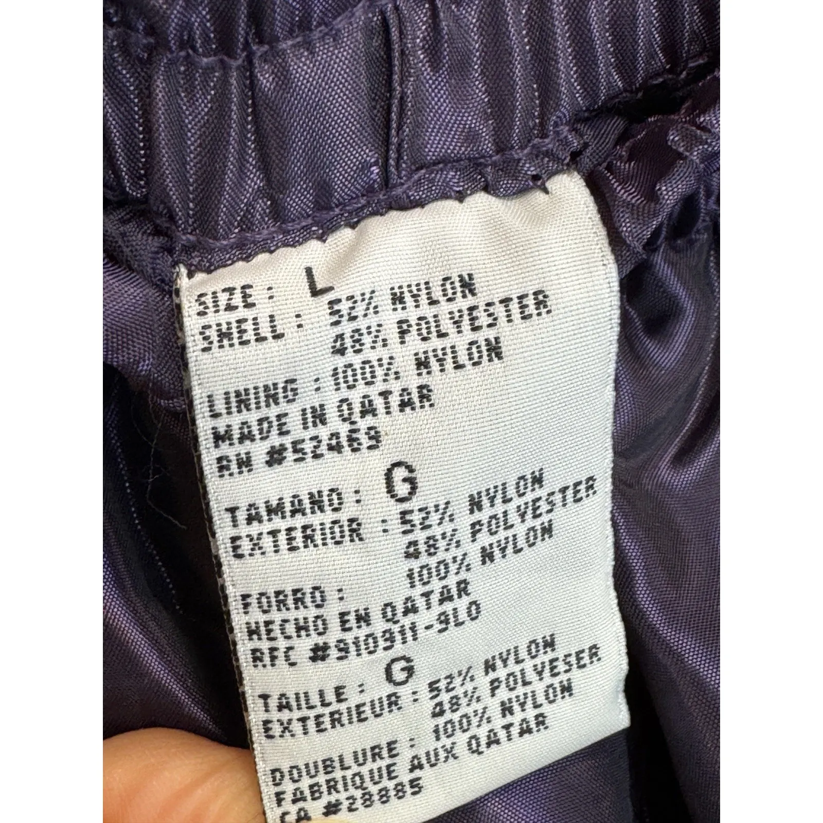 Vintage Outbrook Women's Large 2pc Set Purple Pink Tracksuit Windbreaker New - Image 11