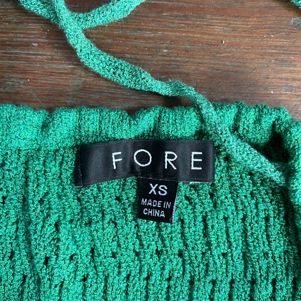 Fore Regina Ombre Dyed Crochet Maxi Dress Coverup Mermaid - Image 12