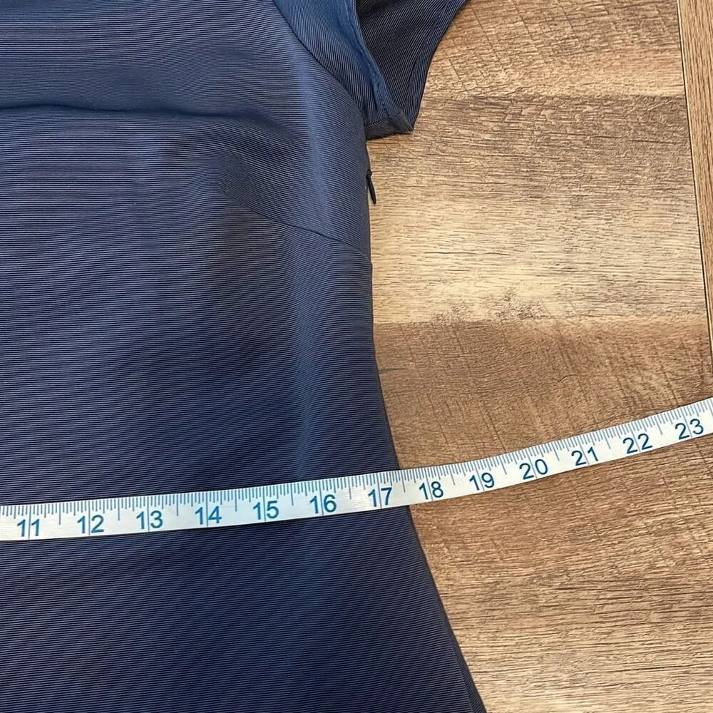 Sail to Sable x Style Charade Allie Bow Back Fit &‎ Flare Dress Navy Small NWT - Image 14