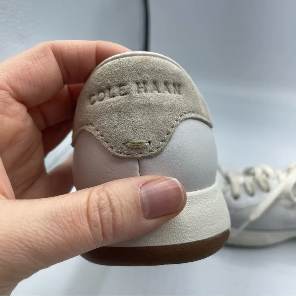 Cole Haan Grandpro White Leather Lace Up Sneakers Womens 9 Flats Shoes Classic - Image 10