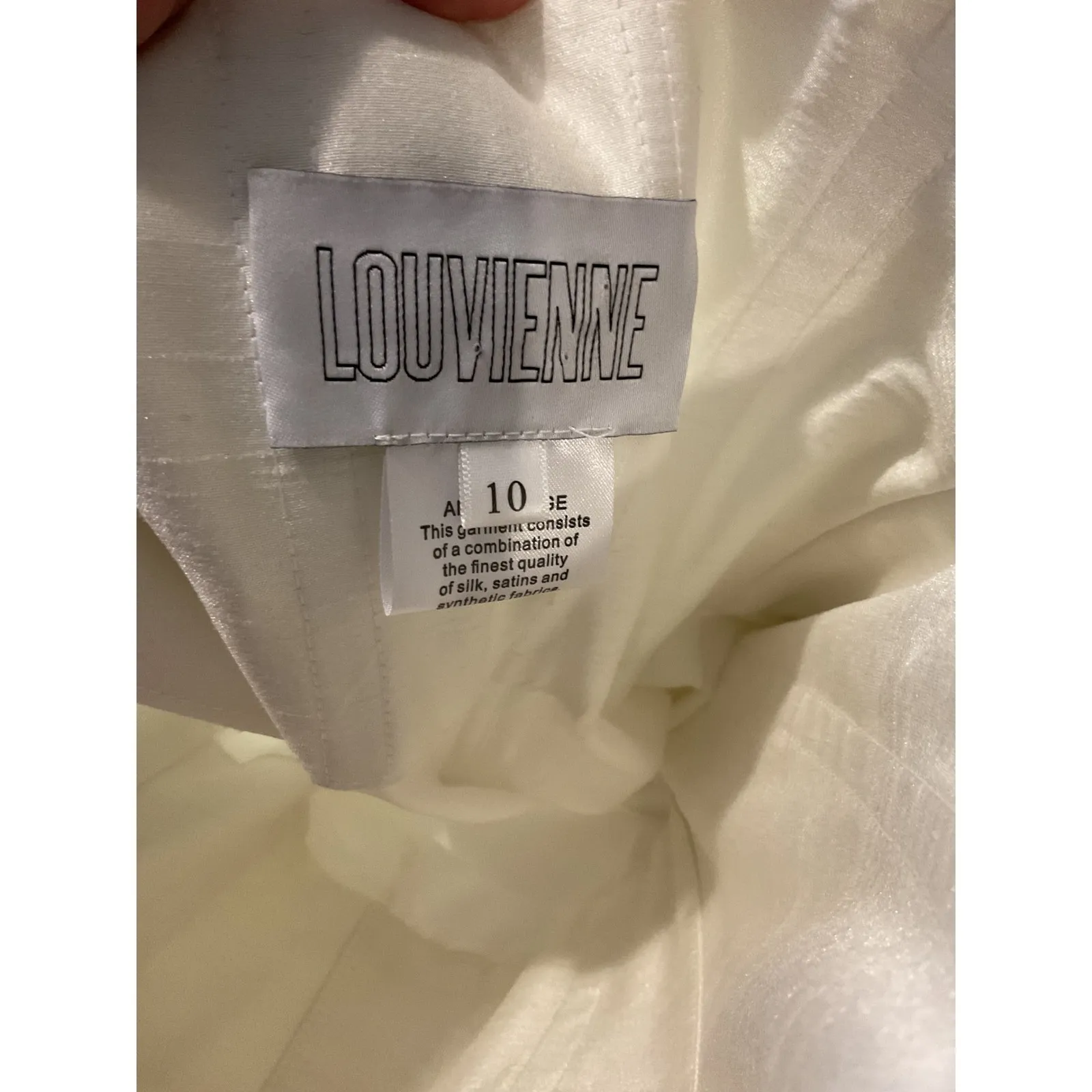 Strapless Wedding‎ Dress Bridal Gown A - Image 11