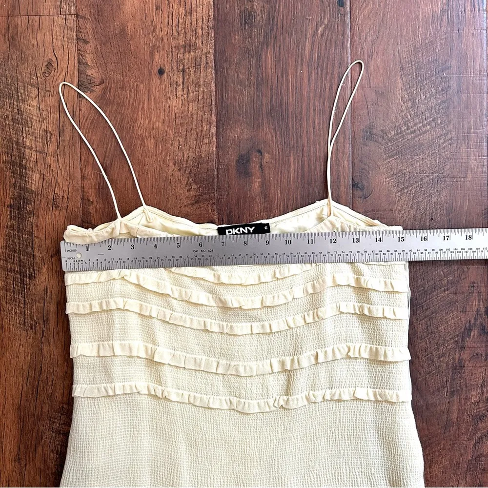 DKNY textured silk dress, size 6 - Image 9