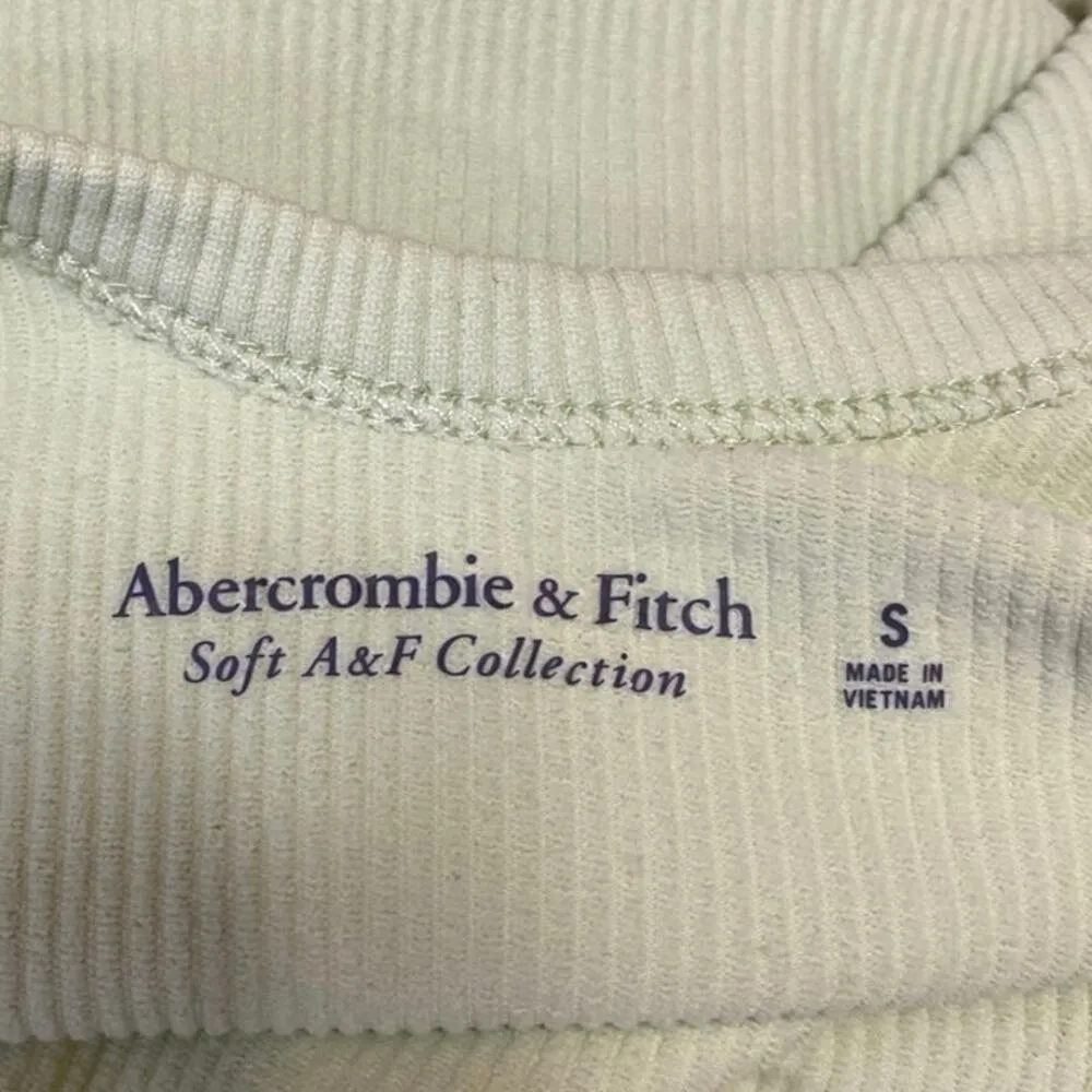 Abercrombie & Fitch Green Rib Knit Sleeveless Cami Camisole Bodysuit Tank Top S - Image 3