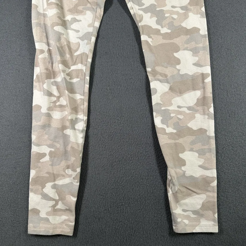 Wild Fable Leggings Womens Small Beige Tan Camo High Rise Stretch Yoga Pants - Image 2
