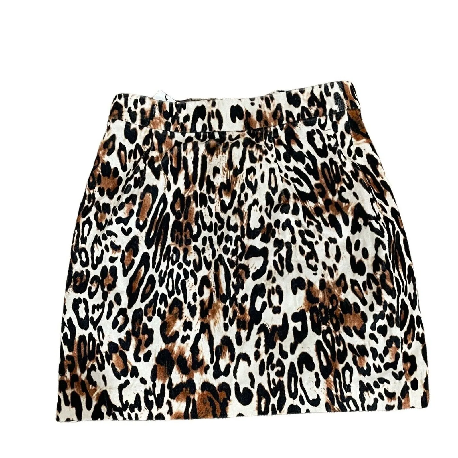 Milly ‎ Leopard Print Modern Mini Skirt Size 0 NWT - Image 6