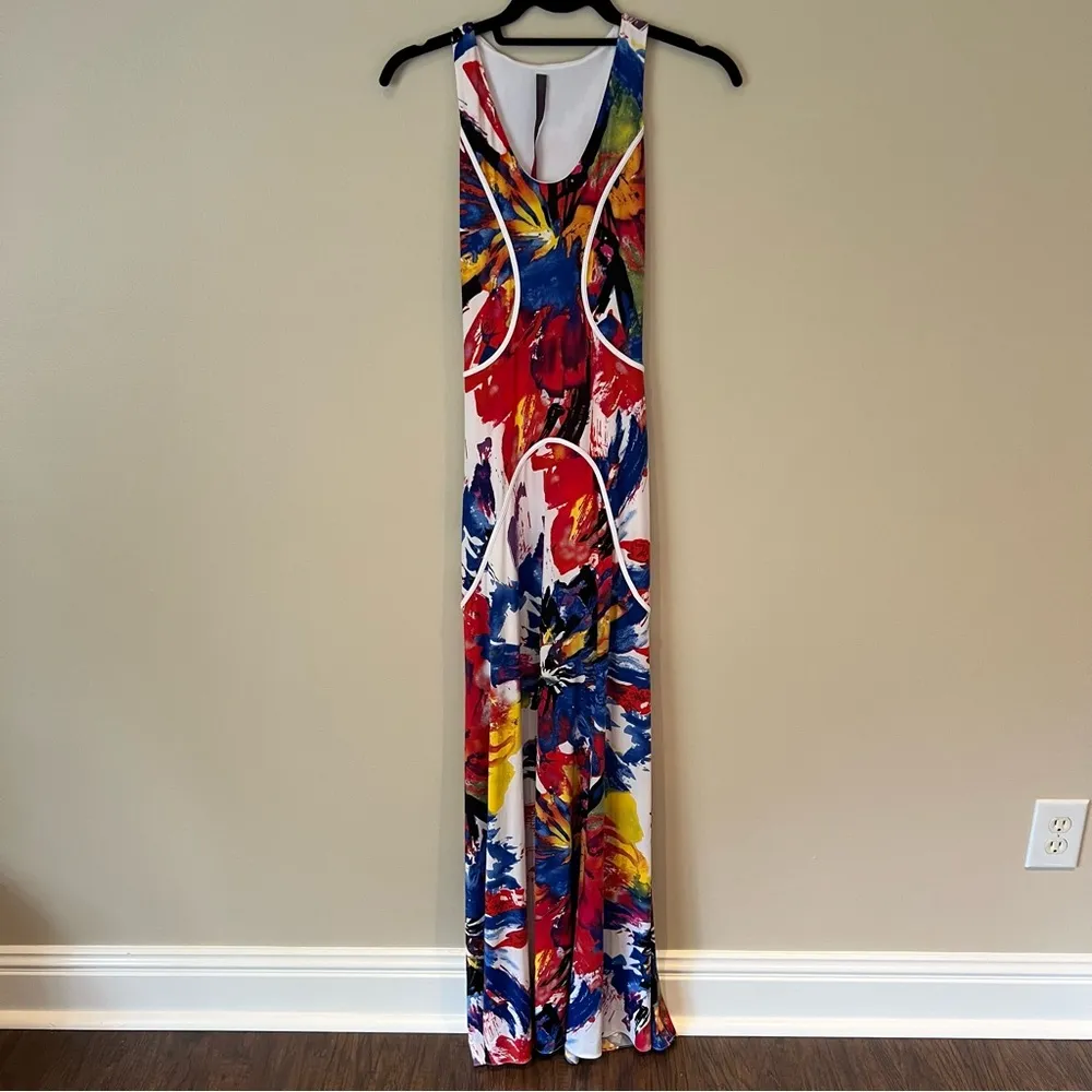 Abi Ferrin Hope Maxi Sleeveless Dress in Maui Blooms | Size 0 - Image 2