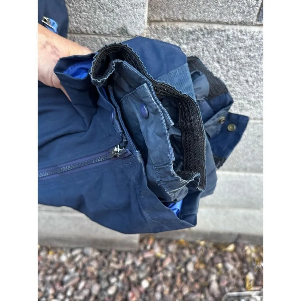 Vintage Patagonia Blue Ski Pants Snowboard Pants Suspenders - Image 12