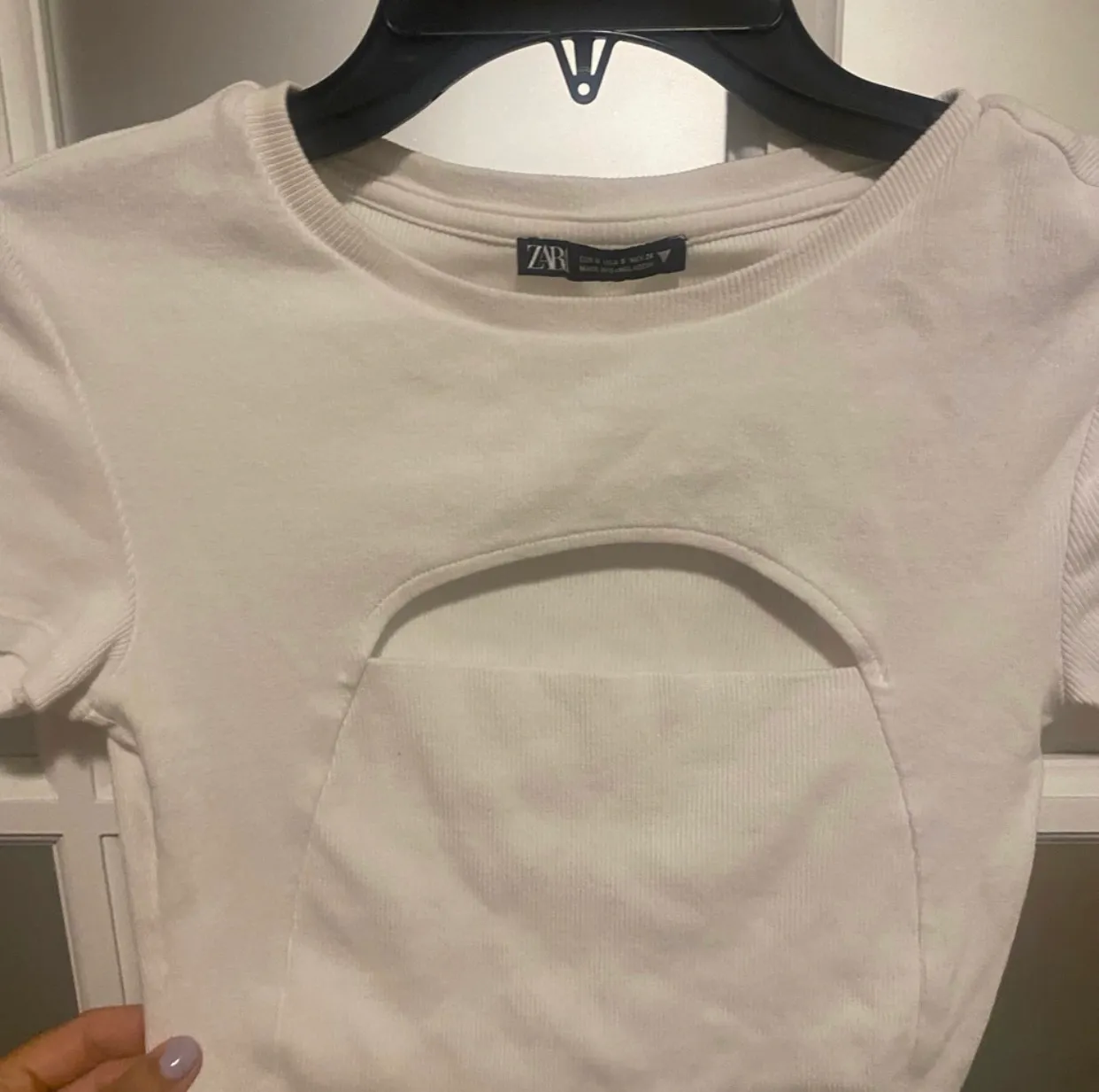 ZARA white crop top - Image 2