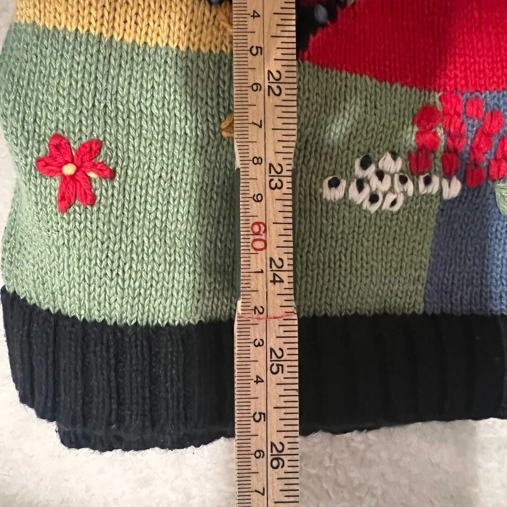 Blair vintage cottage country knit women's vest size XL - Image 6