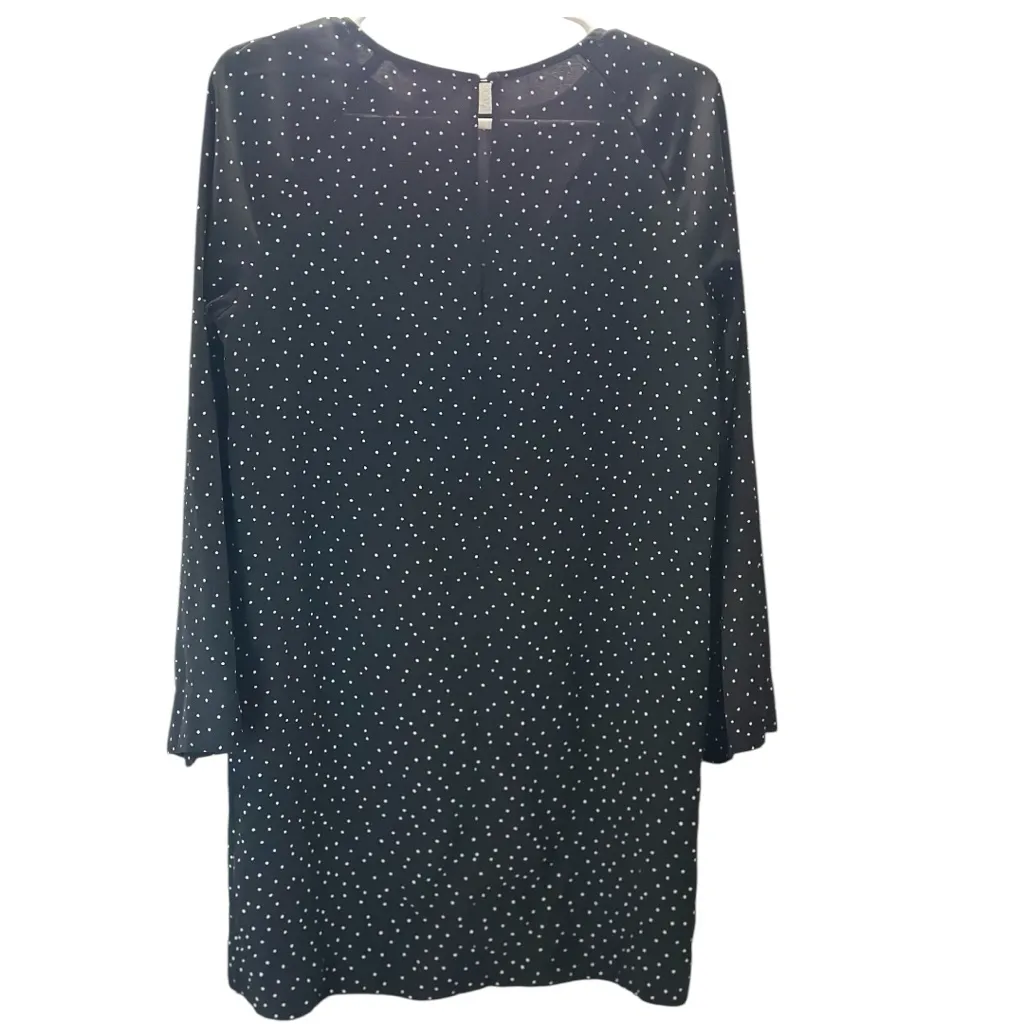 H&M Polka Dot Dress Long Sleeve Black and White Size S - Shift Mini Style - Image 3