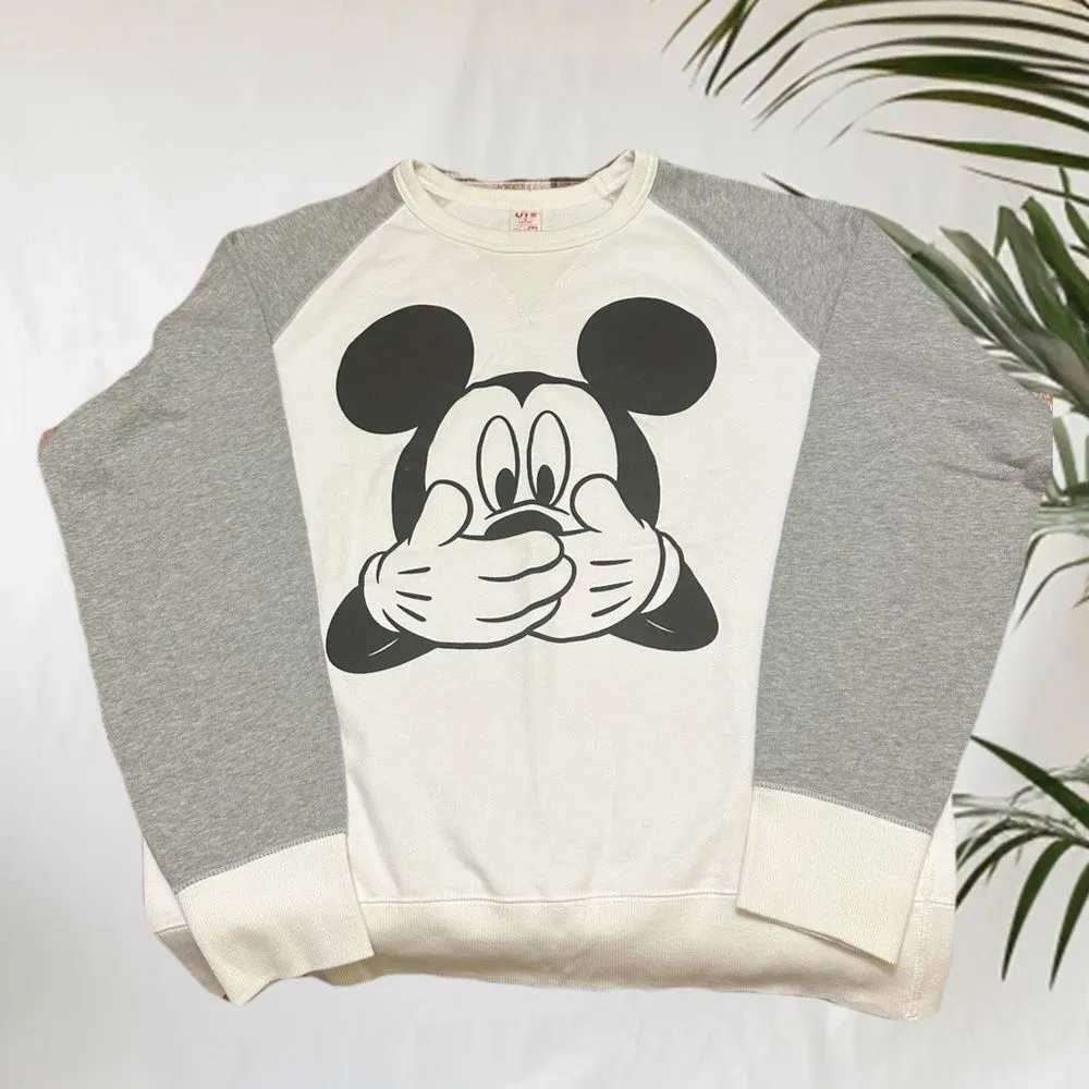 UT Uniqlo Disney Sweatshirt Mickey Mouse M Gray Size M - Image 5