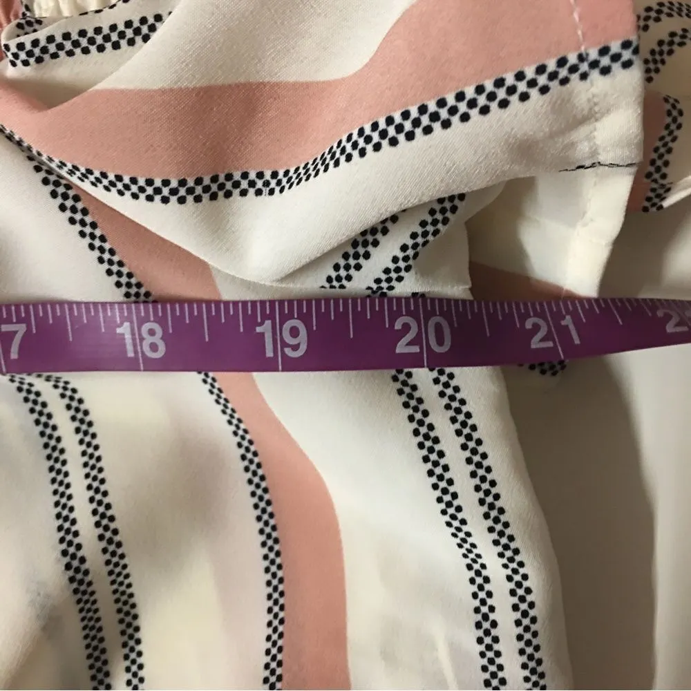 Forever 21 Cream Striped Off-the-Shoulder Crop Top Size S NWT - Image 8