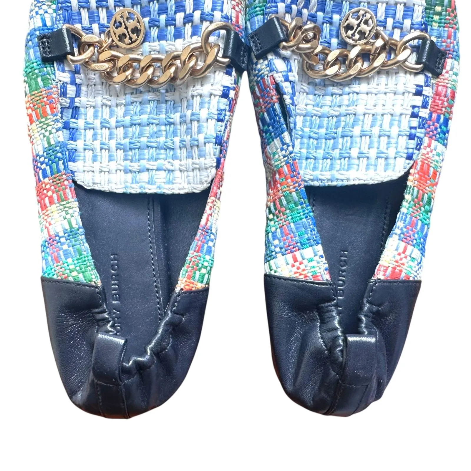 TORY‎ BURCH Mini Benton Charm Loafer Multicolor NWOB SZ 7 - Image 4
