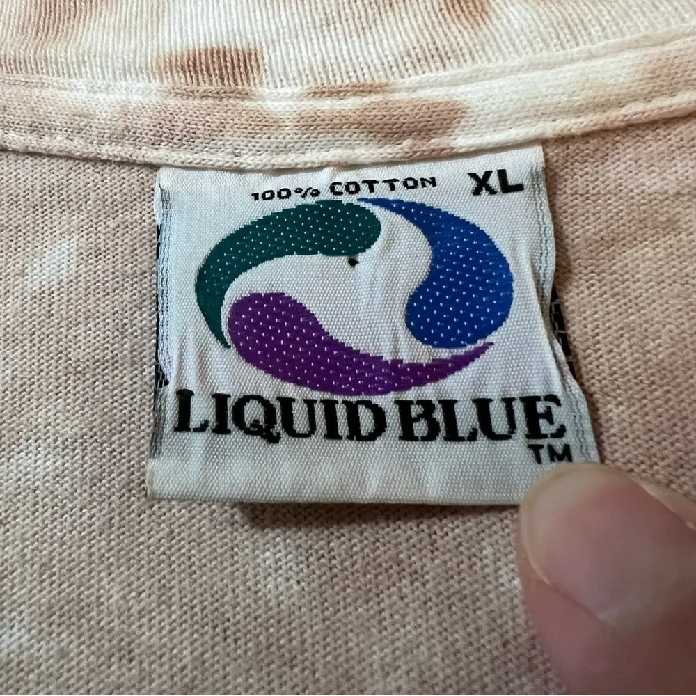 Vintage Liquid Blue T - Image 4