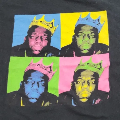Top Size 2X Biggie Smalls Rap Tee Graphic Tee Notorious BIG Tee Women's - Image 4