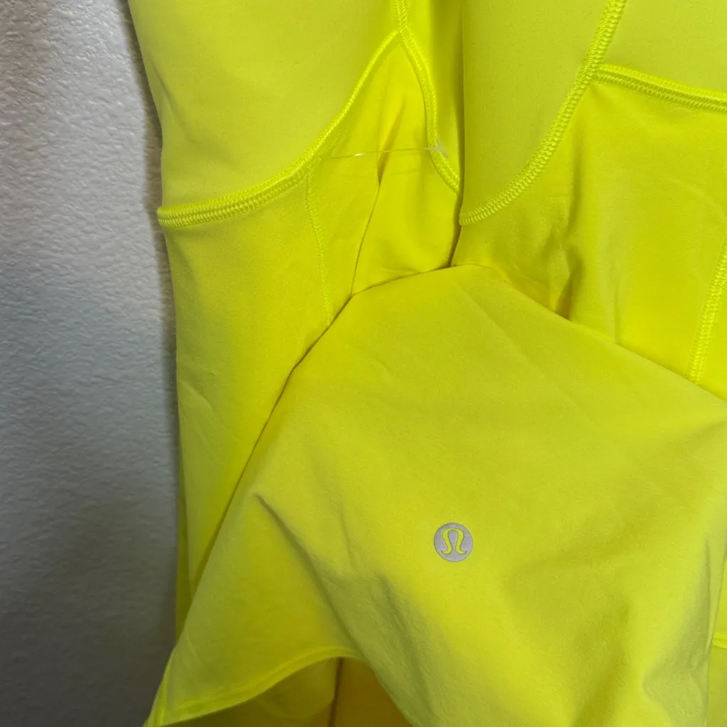 Lululemon Court Crush Dress Electric Lemon 6 - Image 5