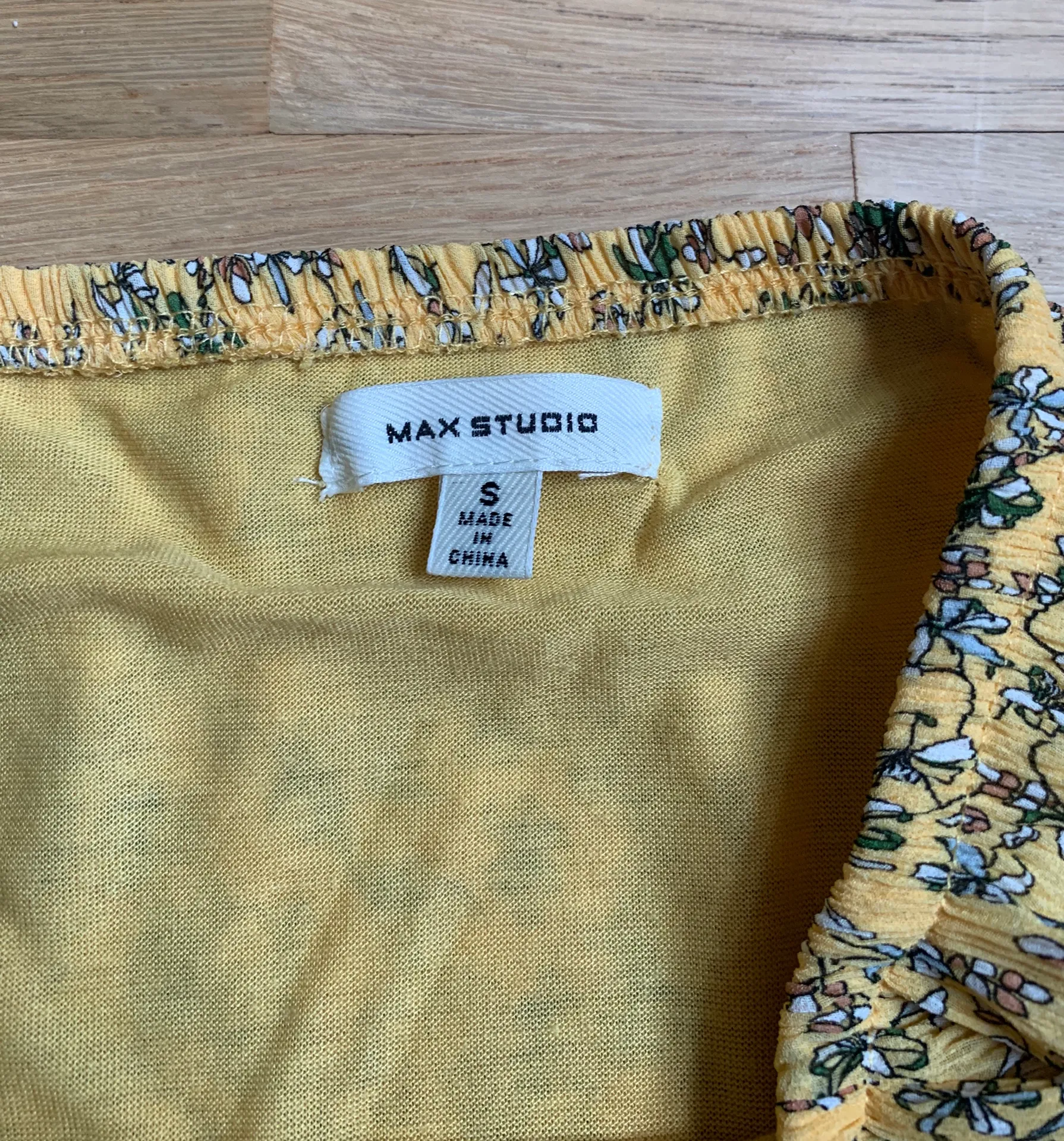 Floral Yellow Skirt - Image 2