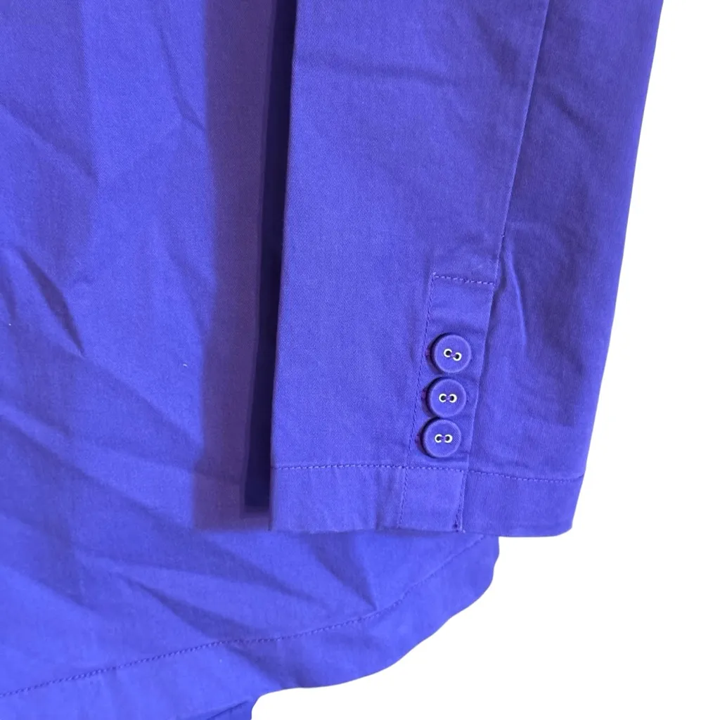 The Drop Vibrant Purple Blazer w/ Back Cutout Size Large - Image 6