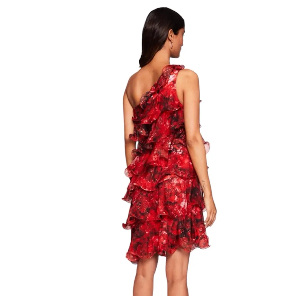 Marchesa Notte Red Floral One - Image 3