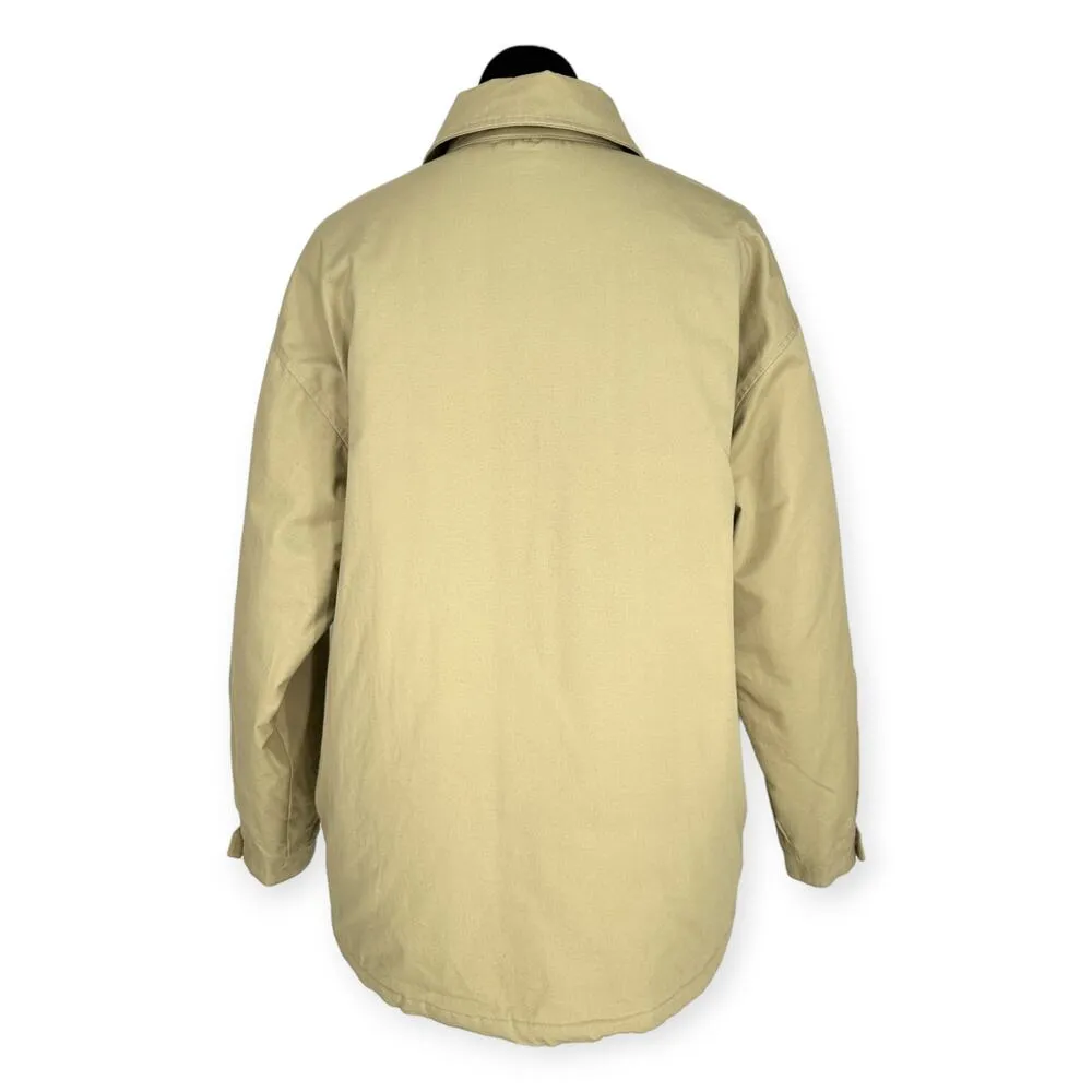 BP x Nordstrom | NWT | Medium | Tan Pocketed Button-Up Quilt Lined Shirt Jacket - Image 7