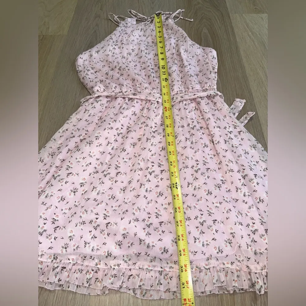 Abercrombie & Fitch Pink High Neck Floral Sundress - Size Small - Image 8