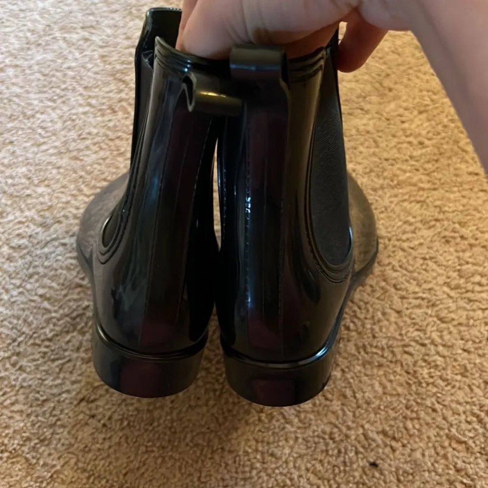 Inc rubber rain boots 7 Black - Image 4