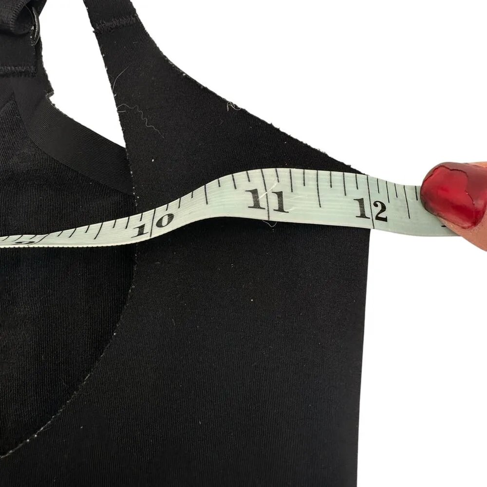 Spanx  Open Bust Mid-Thigh Black Bodysuit - Image 6