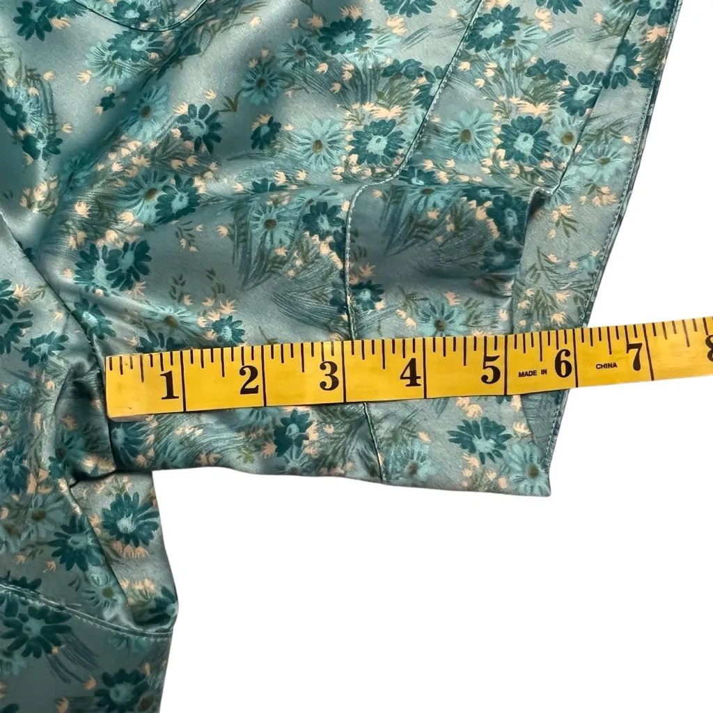 Vintage Betsey Johnson Womens Floral Silk Romper Jumpsuit Size 2 90s Y2K Retro - Image 9