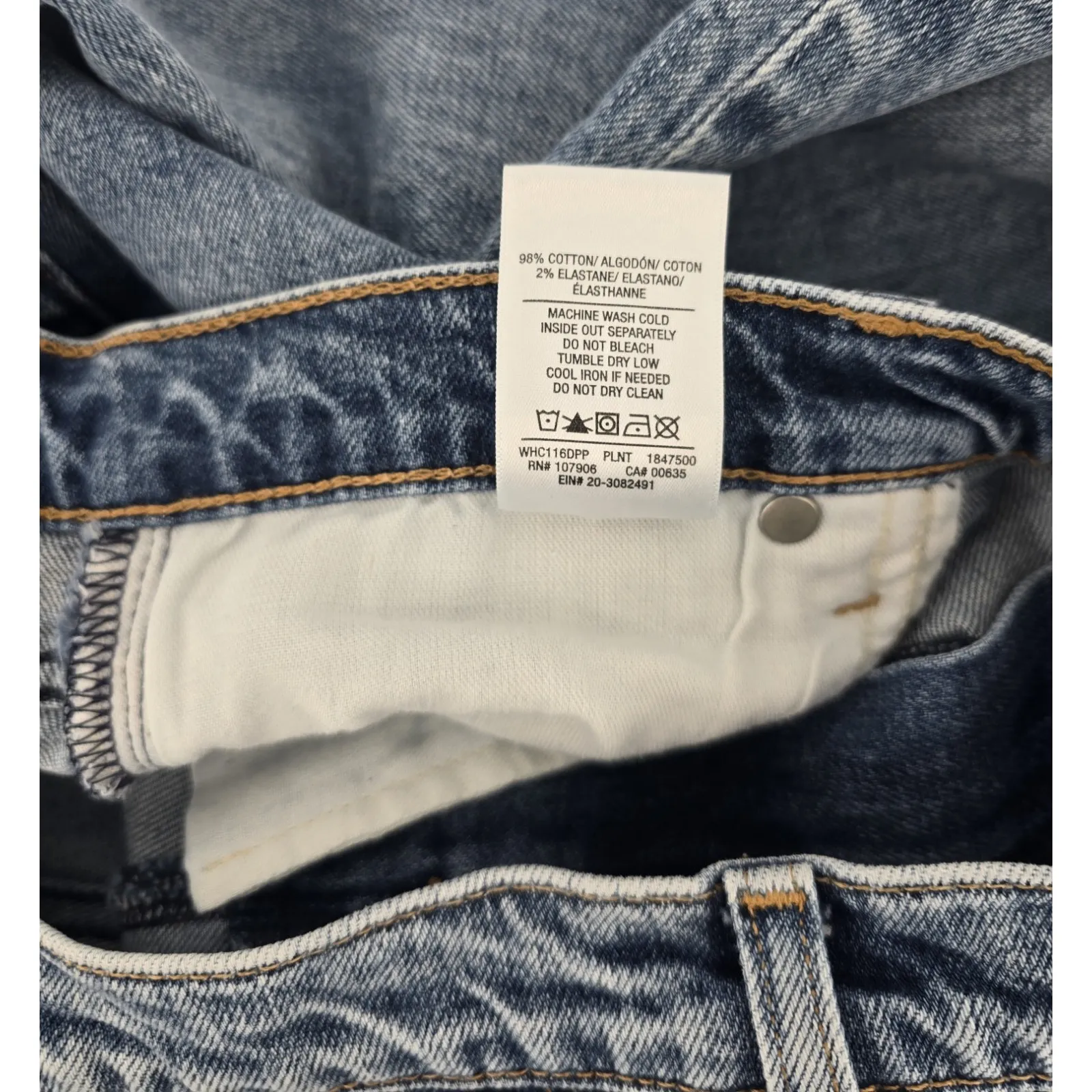 Hudson Jeans Holly Cropped Boot 32 Light Wash Distressed High Rise Festival Boho Blue Size undefined - Image 6