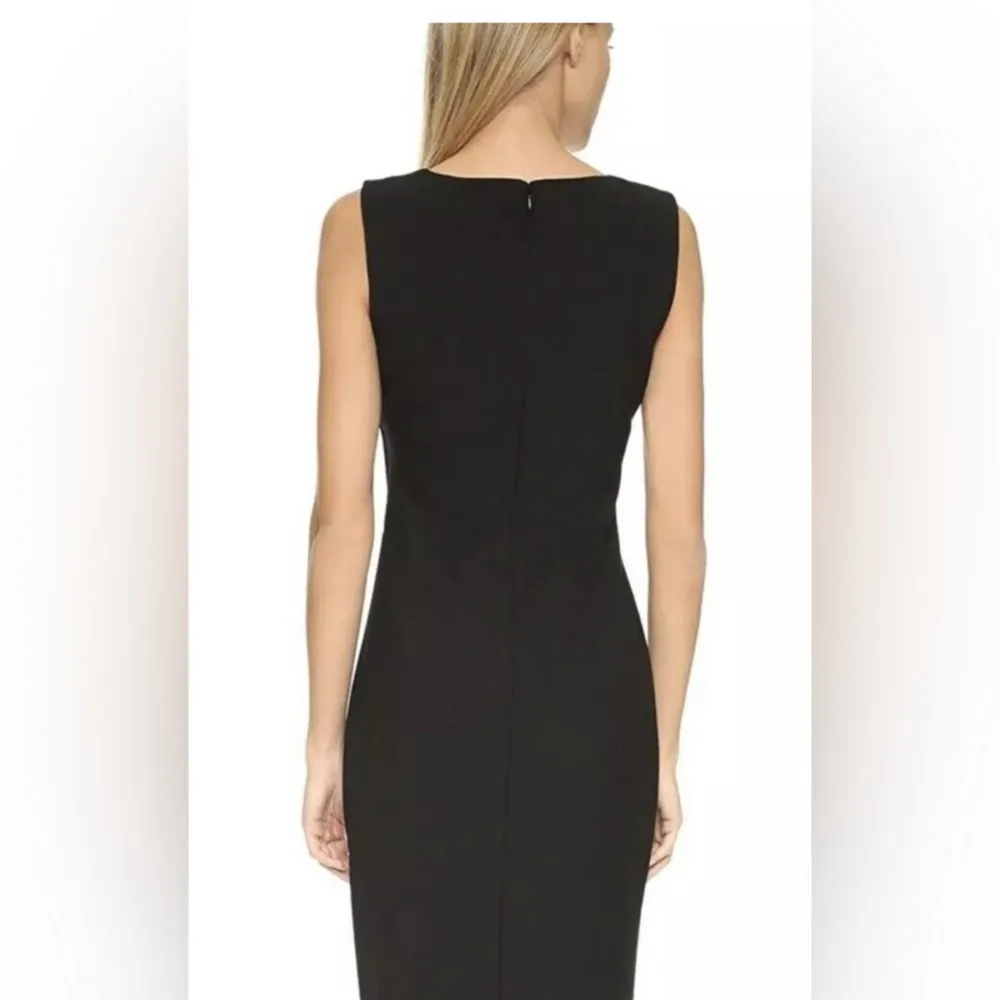 DIANE VON FURSTENBERG  Eliana Faux Wrap Dress Blue/Black Size 6 - Image 2