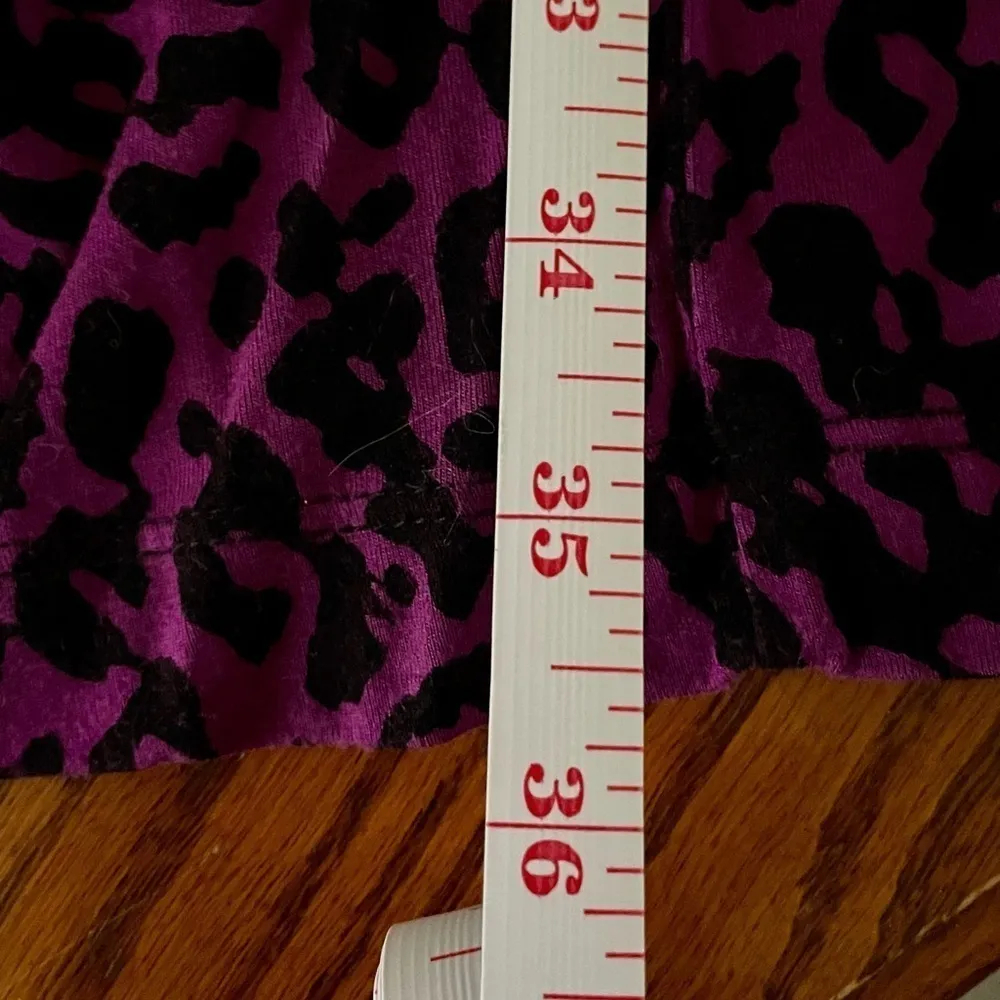 LOFT Petites Purple Leopard Print Ruched Sheath Dress Petite Small - Image 6