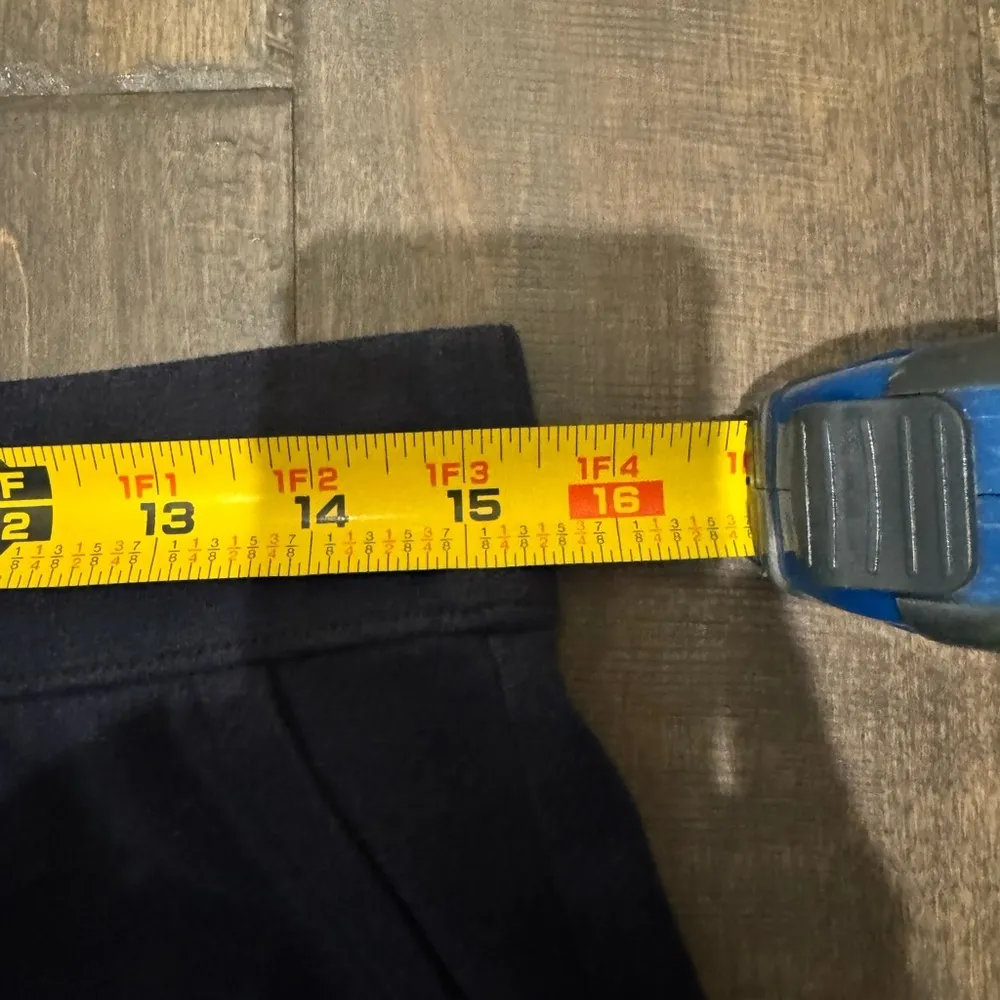 T by Talbots Navy Blue Mini Skirt Size M | Casual Knit Pocket Skirt - Image 10