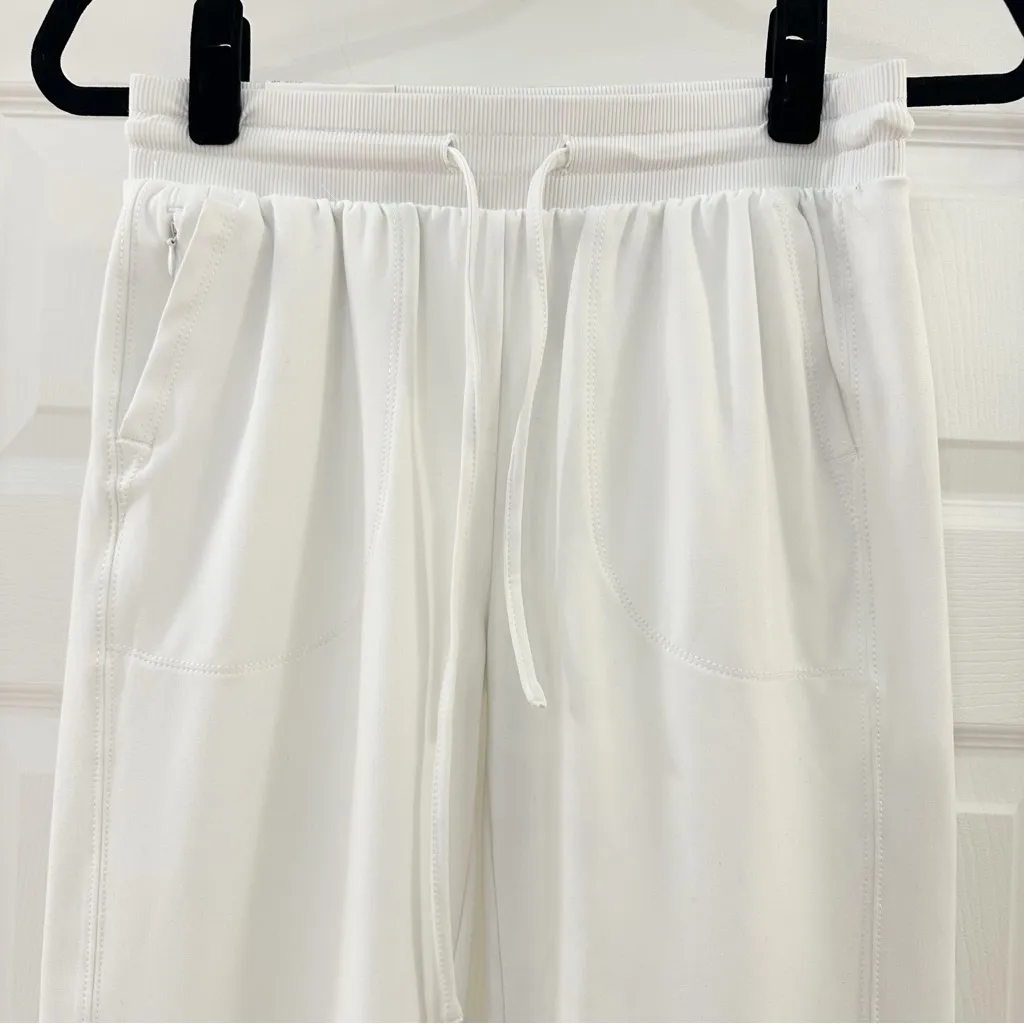 NWT Rachel Zoe Mid Rise Jogger Pants Stretchy Athleisure White sz XS - Image 3