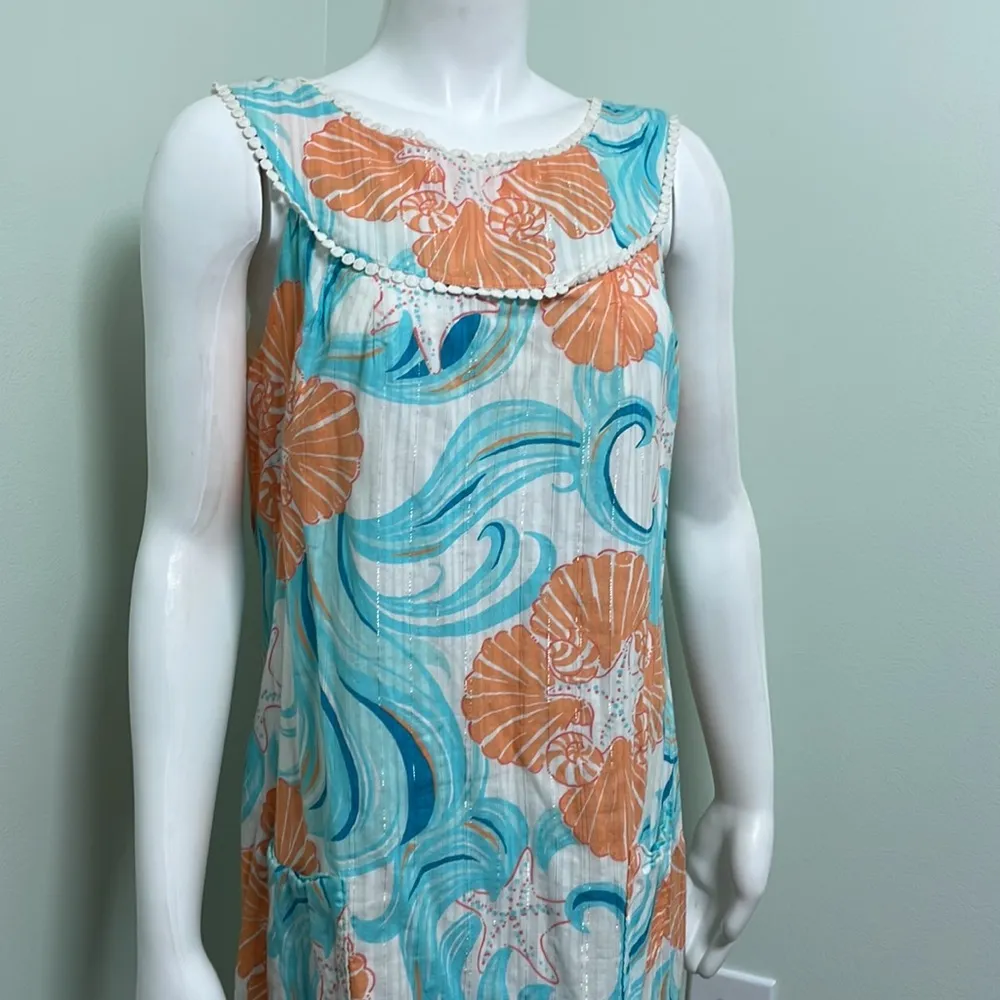 Lilly Pulitzer Janet Do The Wave Shift Dress - Image 3