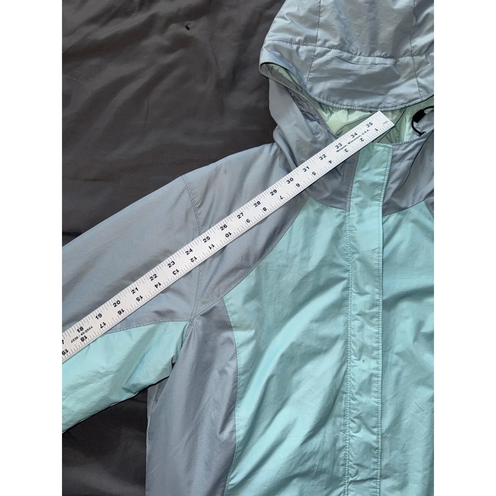 Columbia Women's Arcadia II Light Blue Gray Jacket Omni Shield Size Large - Image 7