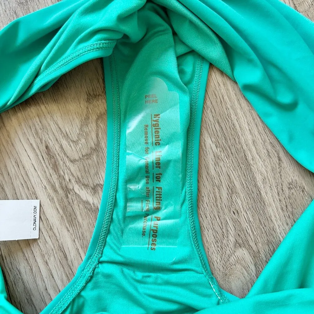 Old Navy High-Waisted Bikini Swim Bottoms in Green Mangrove Size 3X NWT - Image 5