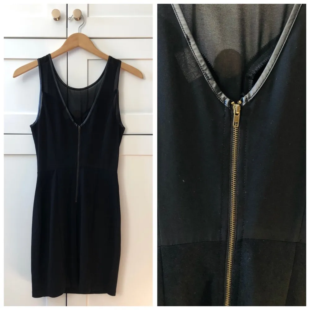 ASTR Sleeveless Cut-Out Mesh Black Bodycon Cocktail Dress, sz. XS - Image 8