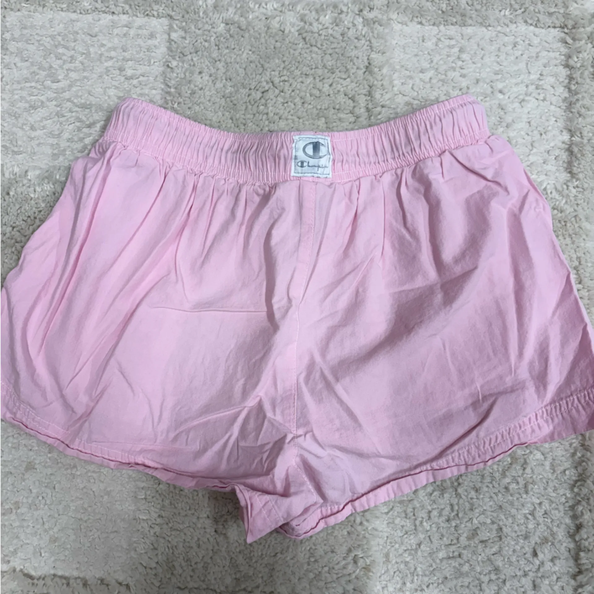 Champion Women's Light Pink Athletic Shorts - Image 4