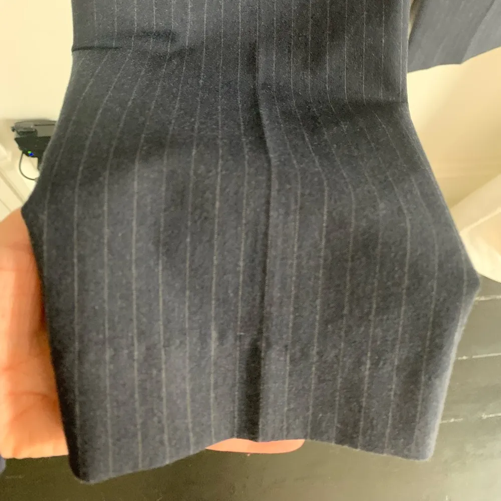 GAP Slim Cropped Navy Blue Pinstripe Dress Pants Size 2 Women’s Work w/Stretch - Image 5