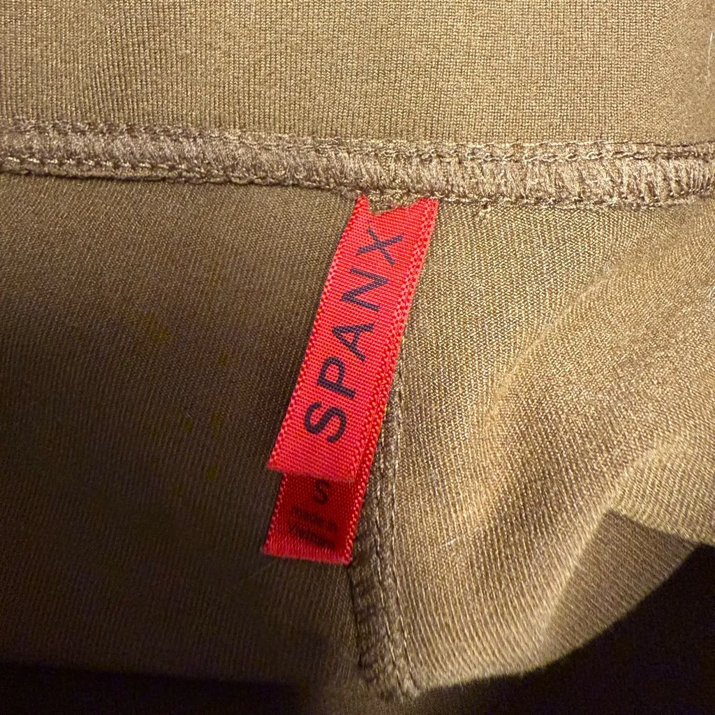 Spanx Women Size‎ Small Highrise Brown tummy control leggings - Image 6