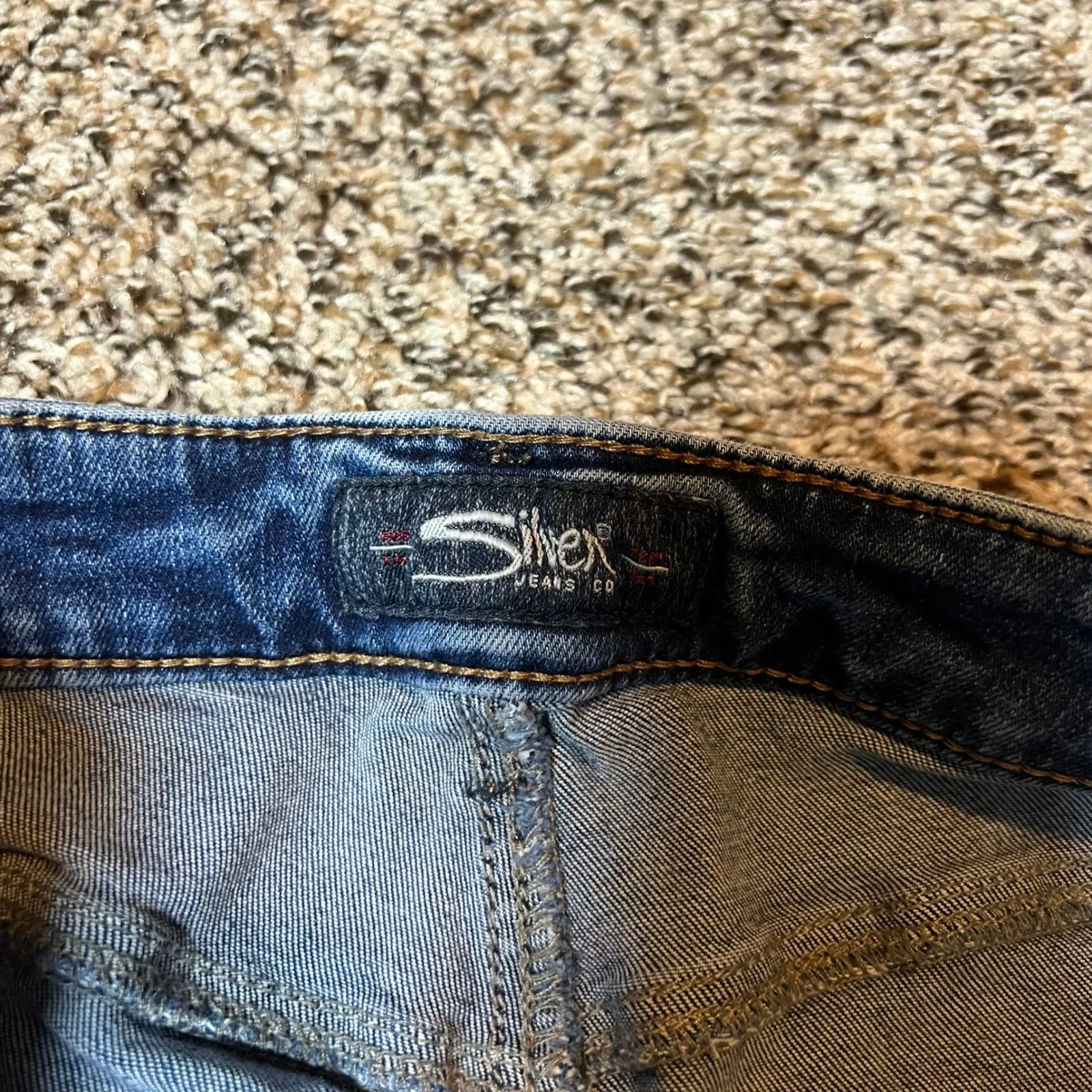 Silver Jeans Avery Ankle Skinny Distressed Blue Wash‎ Denim Jeans W28 L27 - Image 4