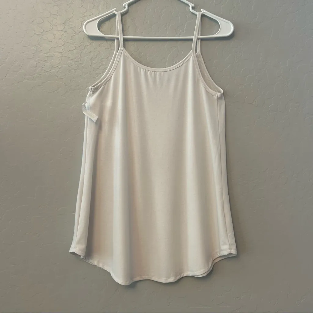 ⭐️Zenana white somewhere sunny reversible tank top new size small - Image 9