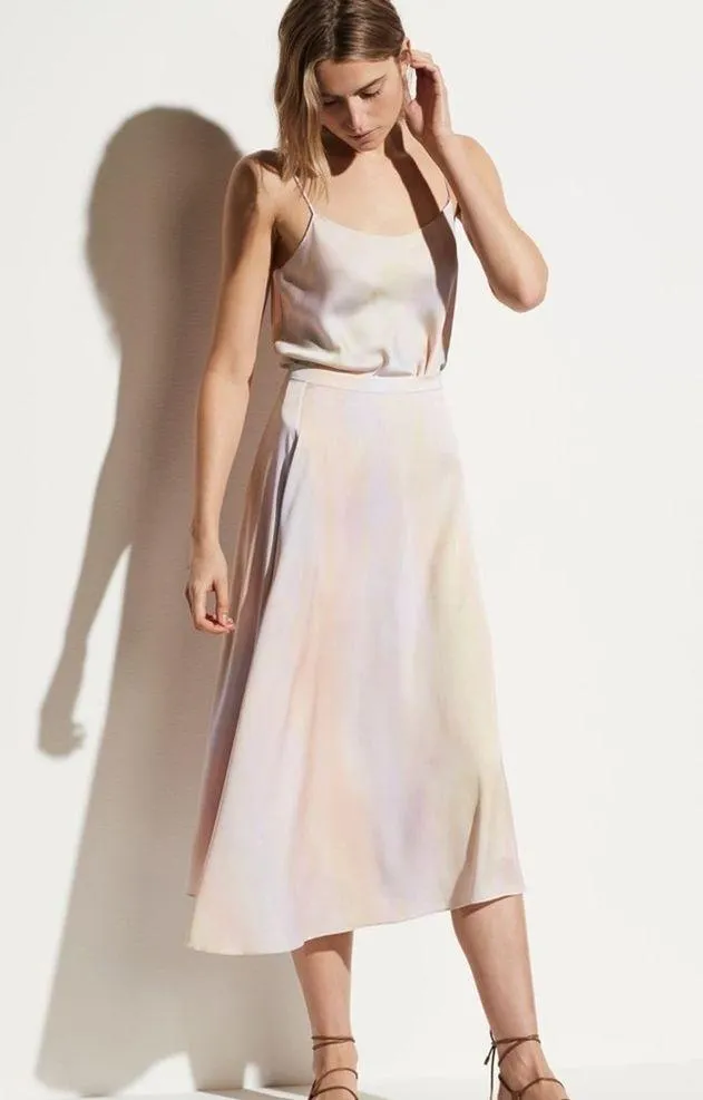 Vince rainbow wash drape skirt in multi size 10 (b17) NWOT - Image 9