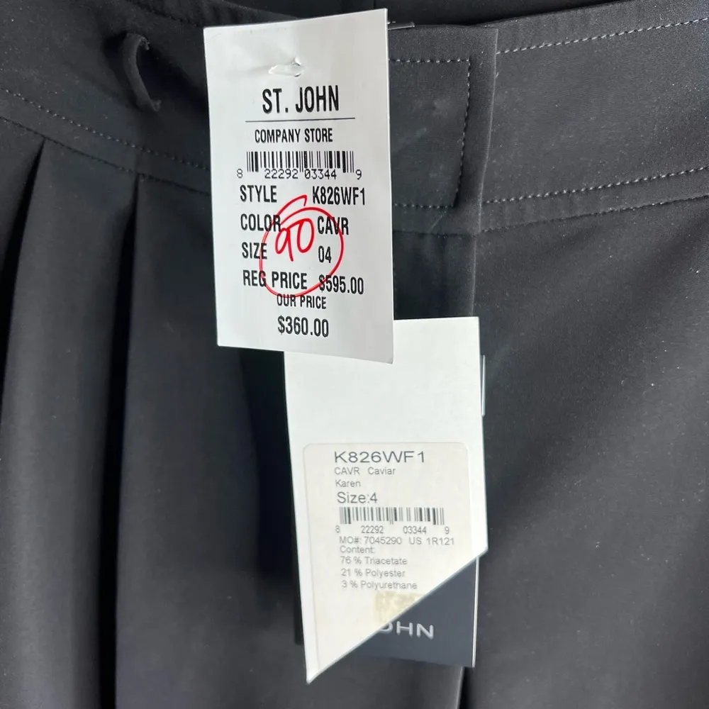 COPY - NWT St. John knit black pant size 4 - Image 6