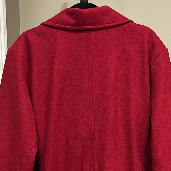 Avenue Wool Blend Peacoat Red NEW Size 26/28 - Image 9