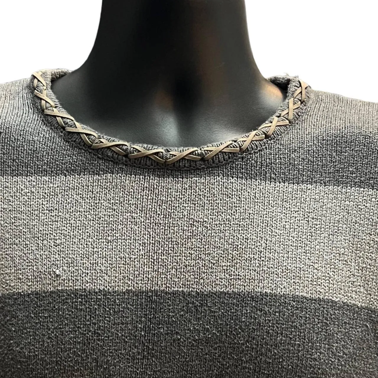 JeanPierre Cotton Lambswool Acrylic Sweater Size L - Image 5